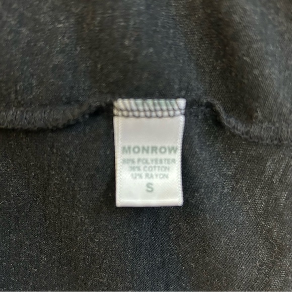 Monrow Granite Tiered Short Sleeve Ruffle Dress Size Small - Picture 9 of 9